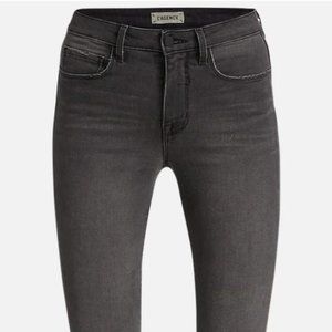 L'AGENCE HIGH LINE HIGH RISE SKINNY JEAN VINTAGE GREY DESTRUCT SIZE 26